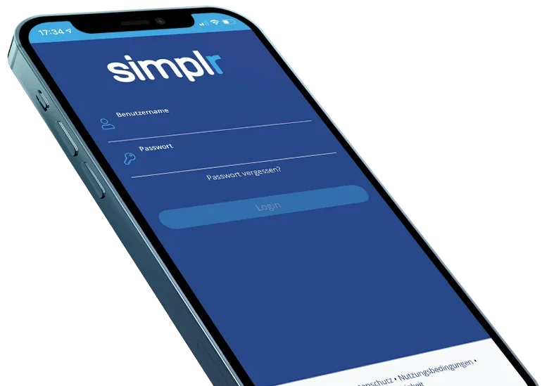 simplr mobile Ansicht